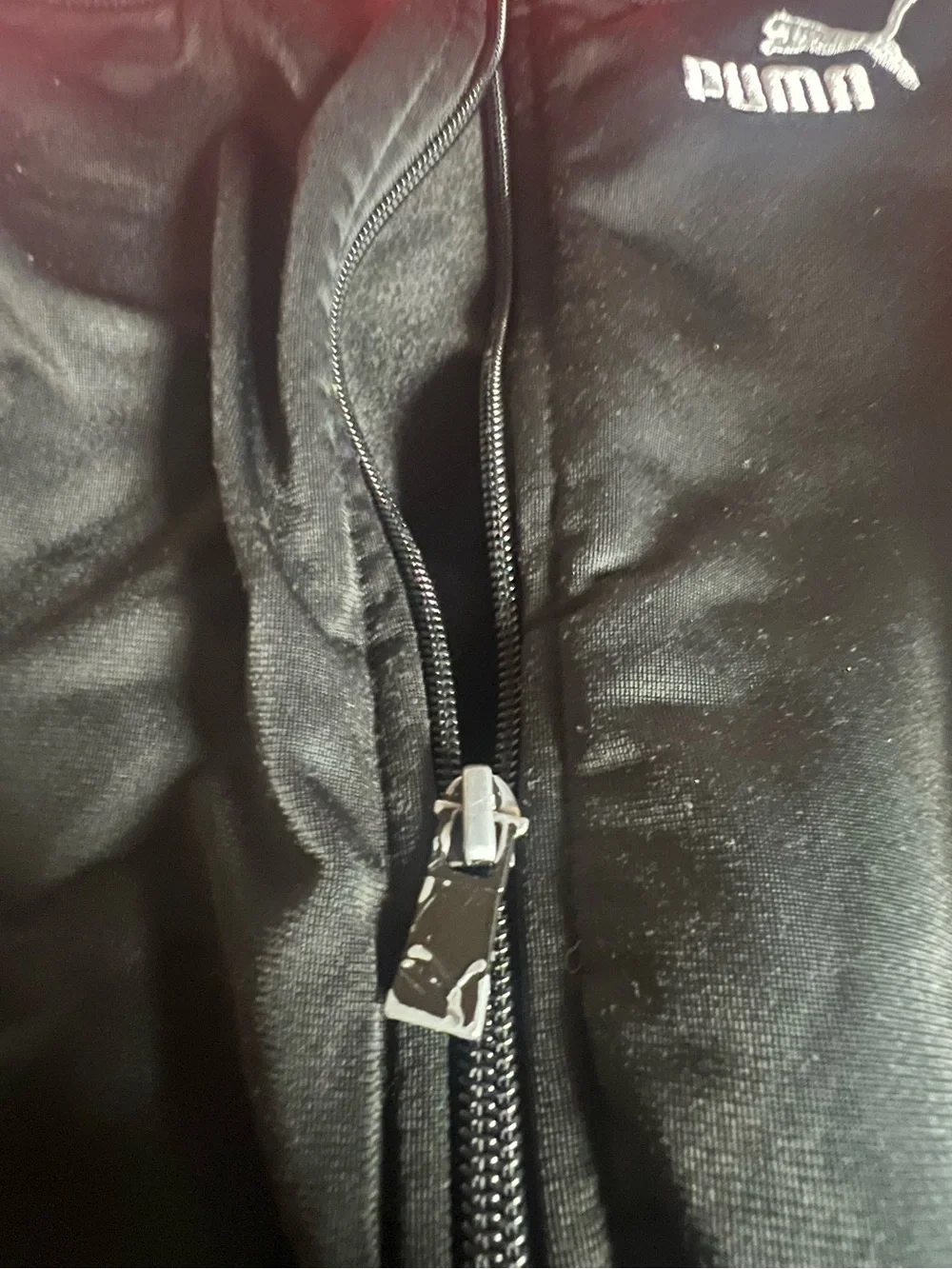 Puma Red and Black Zip-Up Track Jacket - Picture 7 of 7